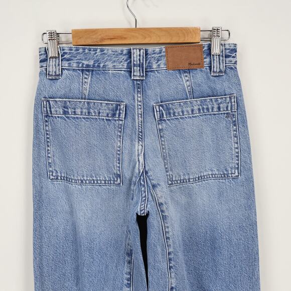 Madewell The Darted Barrel Leg Jean Riverbend Wash Size 23 NWT - Picture 9 of 10